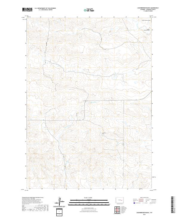 USGS Topographic Map – Leuenberger Ranch