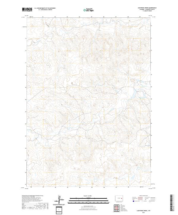 USGS Topographic Map – Lightning Creek