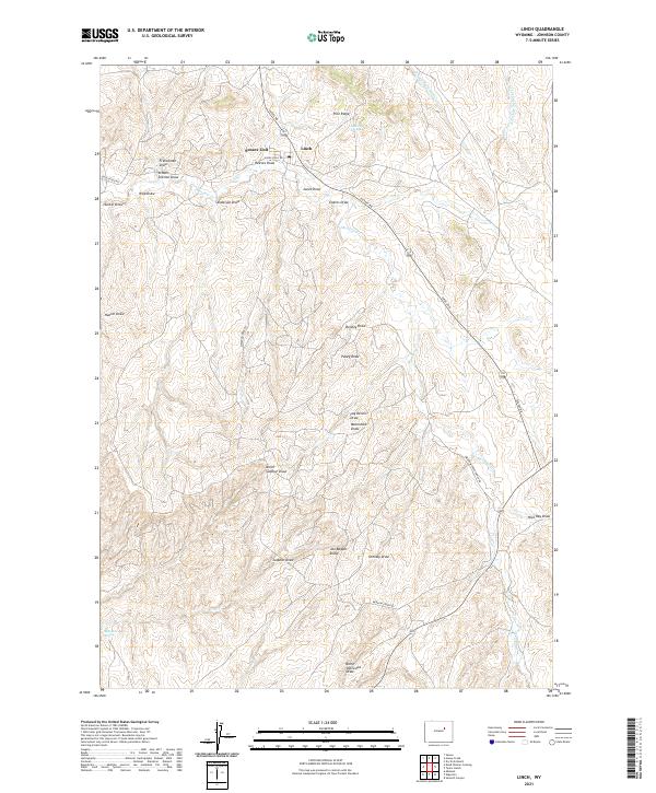 USGS Topographic Map – Linch