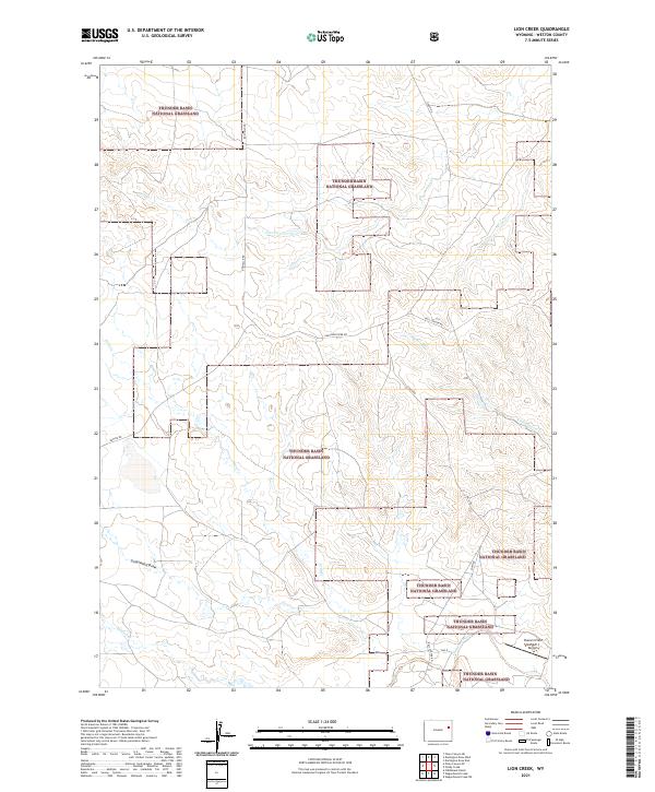 USGS Topographic Map – Lion Creek