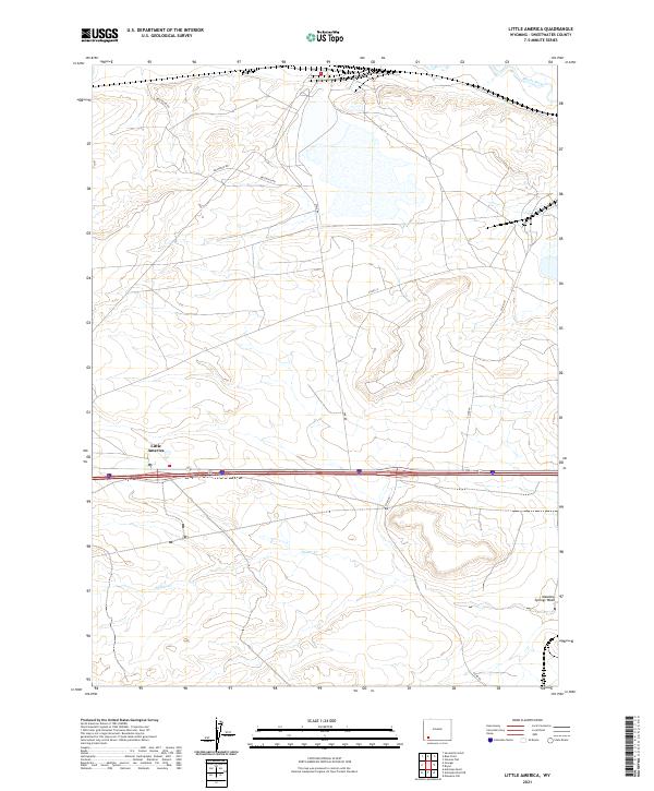 USGS Topographic Map – Little America
