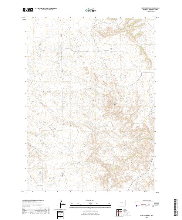 USGS Topographic Map – Lone Tree Hill
