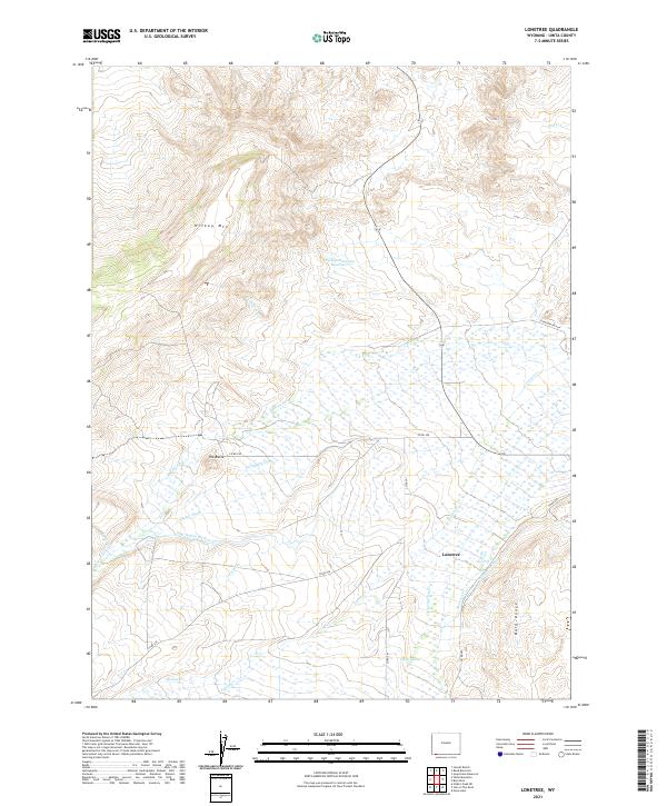 USGS Topographic Map – Lonetree