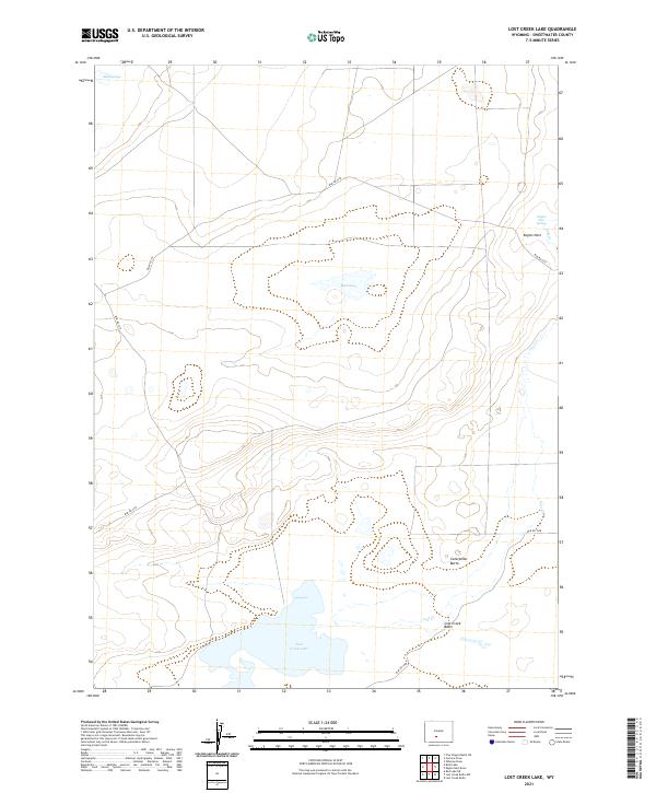 USGS Topographic Map – Lost Creek Lake