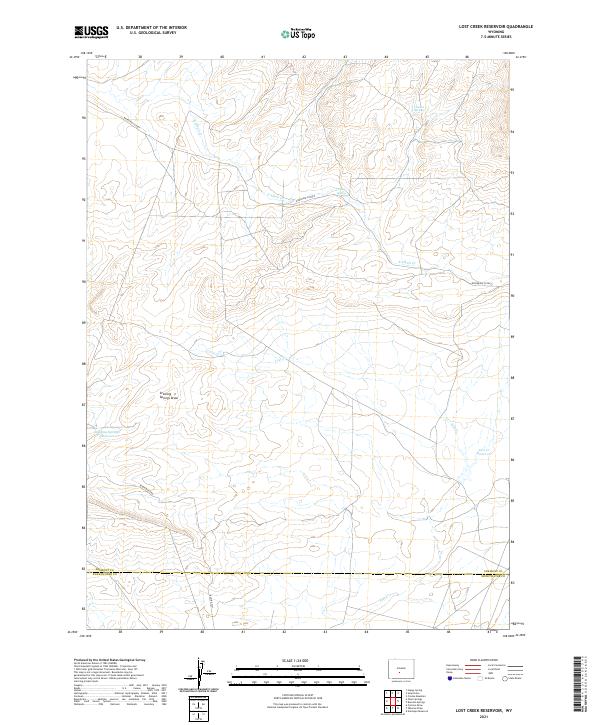 USGS Topographic Map – Lost Creek Reservoir