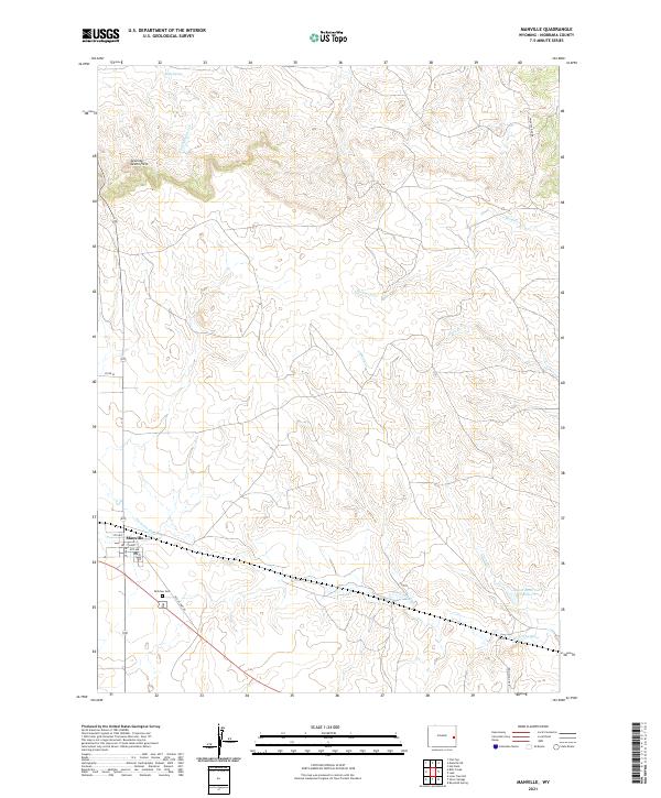 USGS Topographic Map – Manville