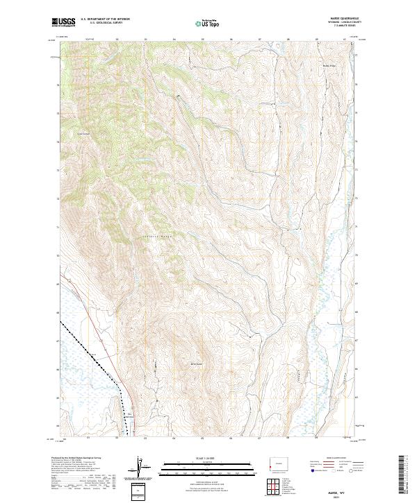 USGS Topographic Map – Marse