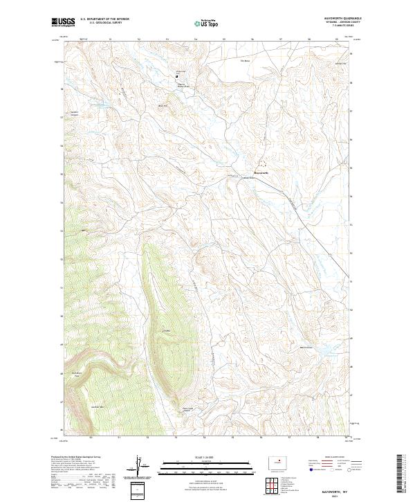 USGS Topographic Map – Mayoworth