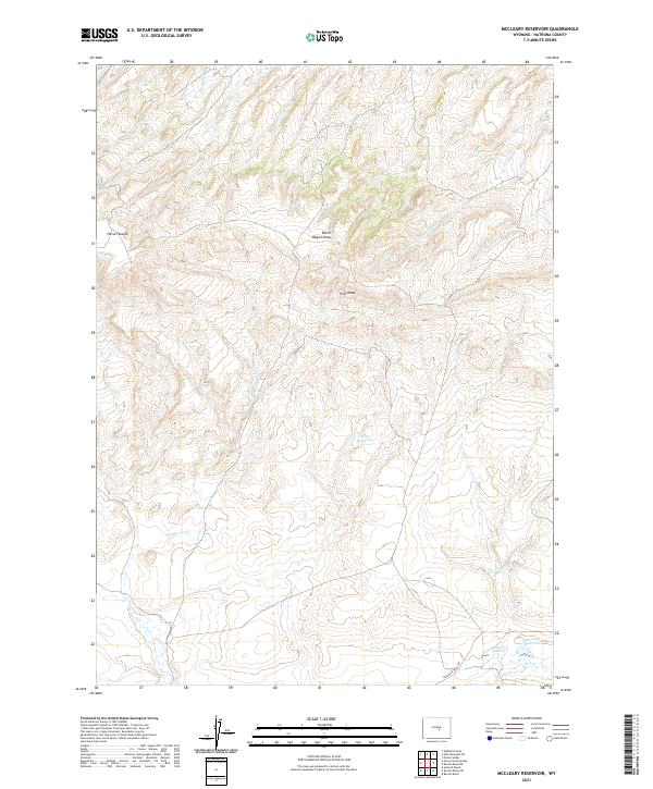 USGS Topographic Map – McCleary Reservoir