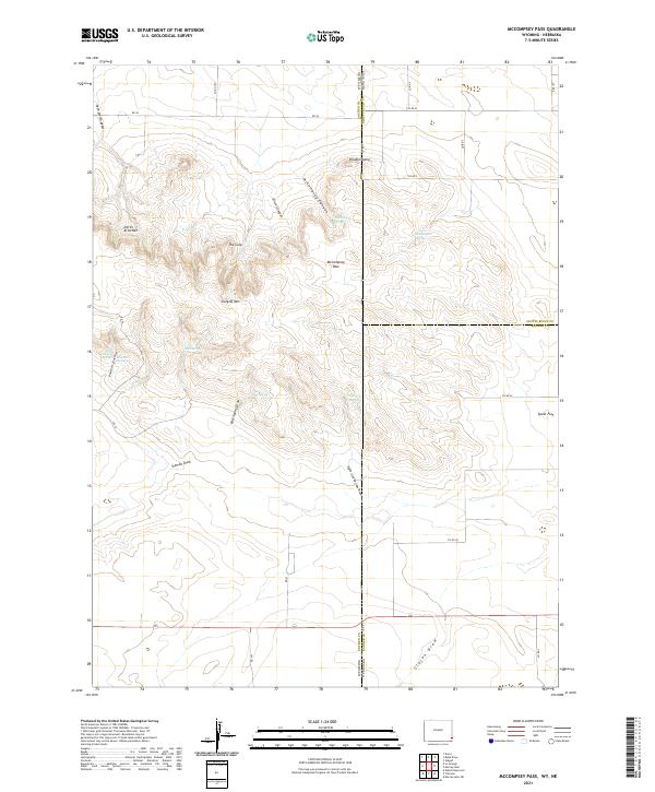 USGS Topographic Map – McCompsey Pass