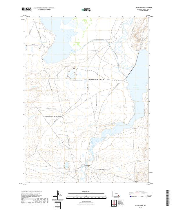 USGS Topographic Map – McGill Lakes