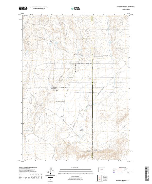 USGS Topographic Map – McIntosh Meadows