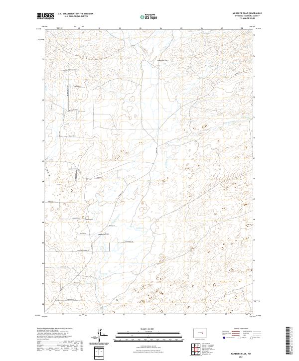 USGS Topographic Map – McKenzie Flat