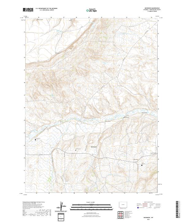 USGS Topographic Map – McKinnon