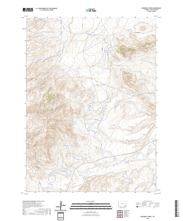 USGS Topographic Map – McMurray Creek