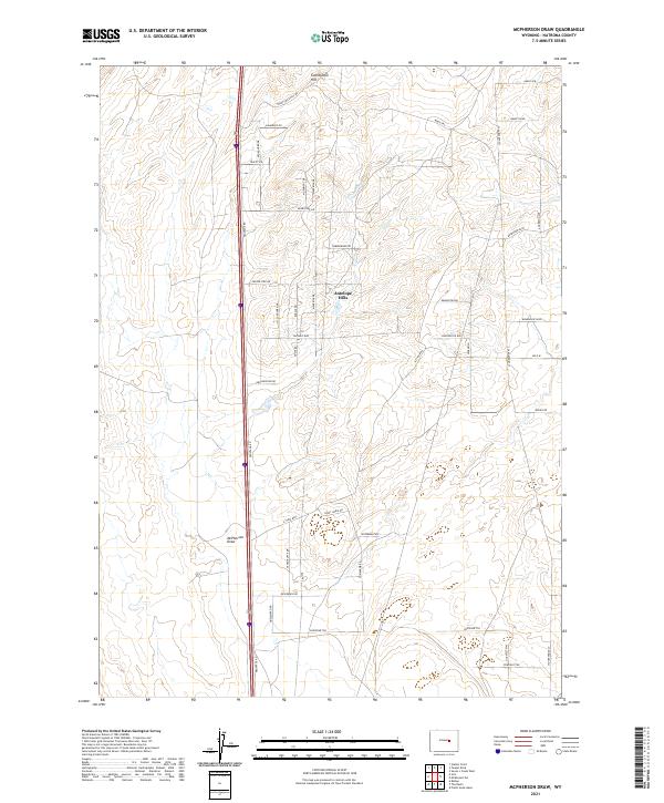 USGS Topographic Map – McPherson Draw