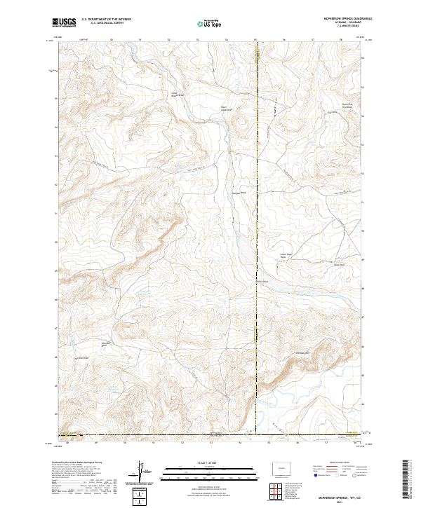 USGS Topographic Map – McPherson Springs