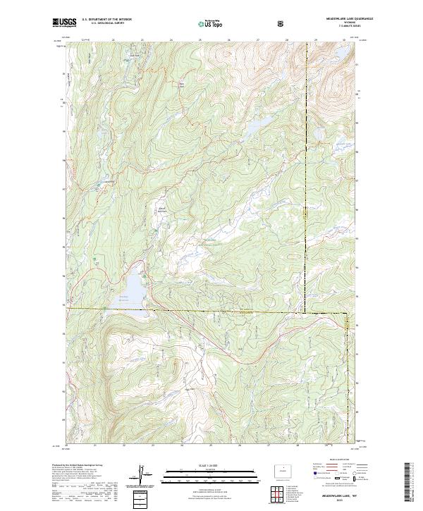 USGS Topographic Map – Meadowlark Lake