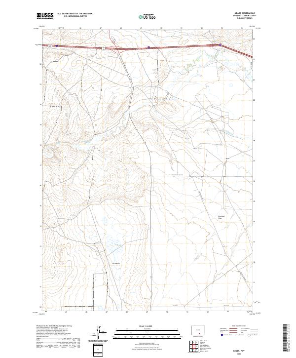 USGS Topographic Map – Meads