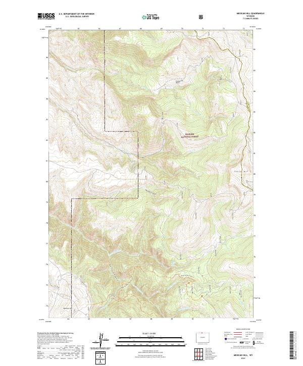 USGS Topographic Map – Mexican Hill