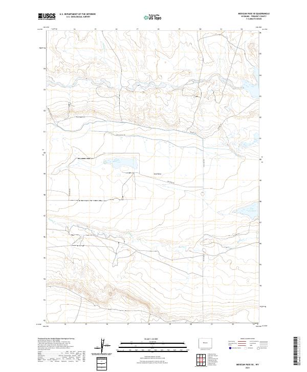 USGS Topographic Map – Mexican Pass SE