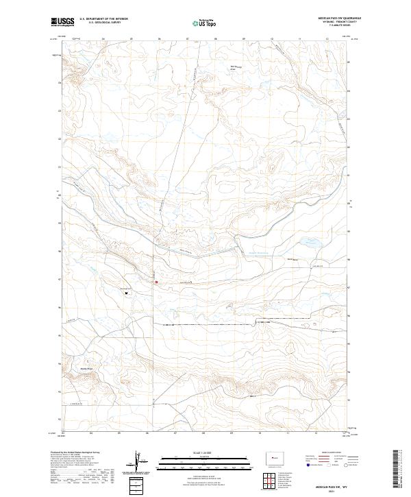 USGS Topographic Map – Mexican Pass SW