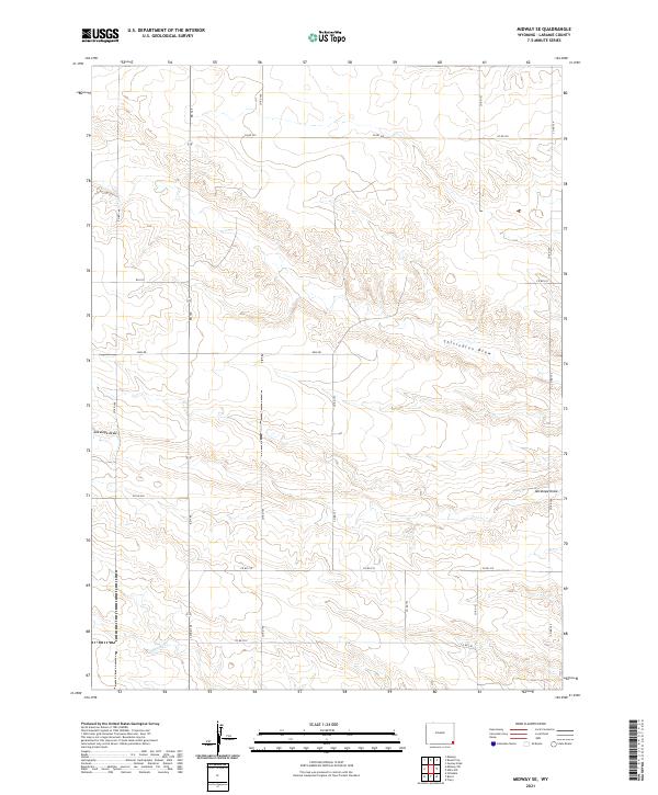 2021 Map of Midway SE, 2021 Print