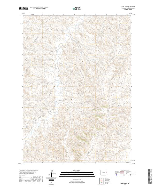 USGS Topographic Map – Mikes Draw