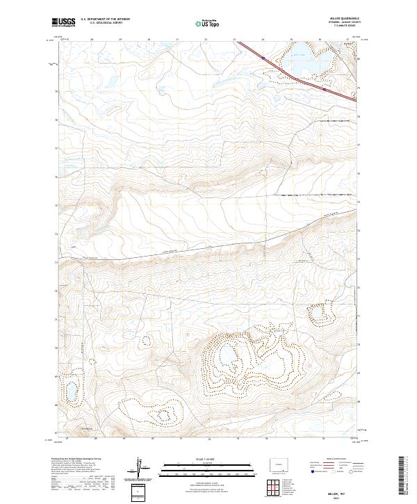 USGS Topographic Map – Miller