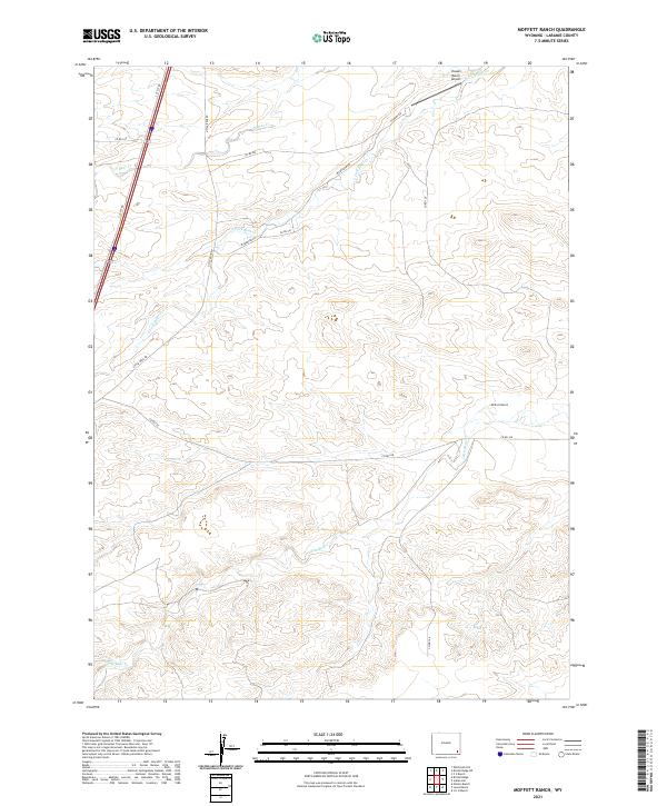 2021 Map of Moffett Ranch, 2021 Print