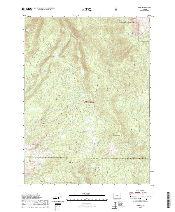USGS Topographic Map – Morgan