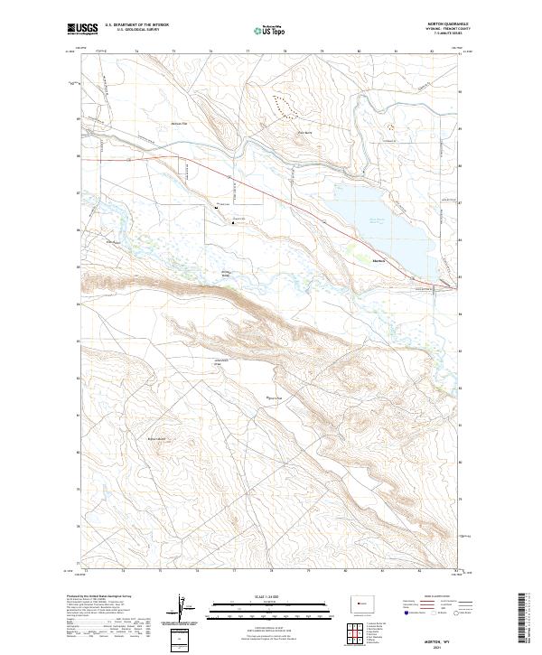USGS Topographic Map – Morton