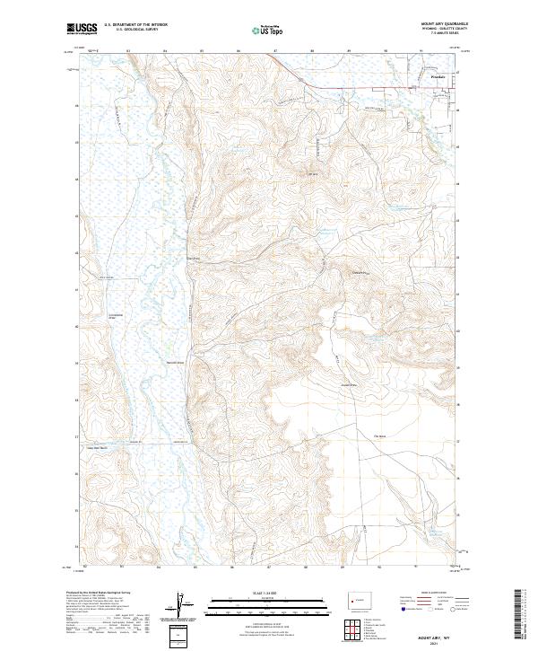 USGS Topographic Map – Mount Airy