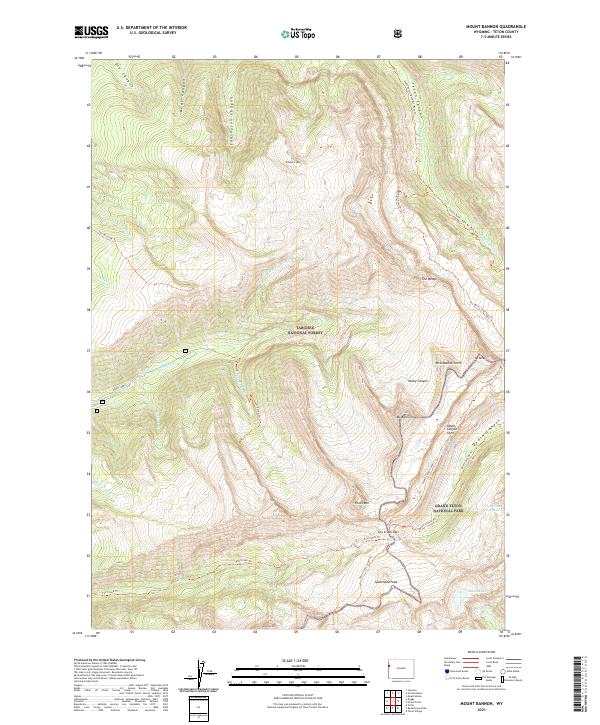 USGS Topographic Map – Mount Bannon