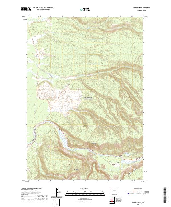 USGS Topographic Map – Mount Jackson