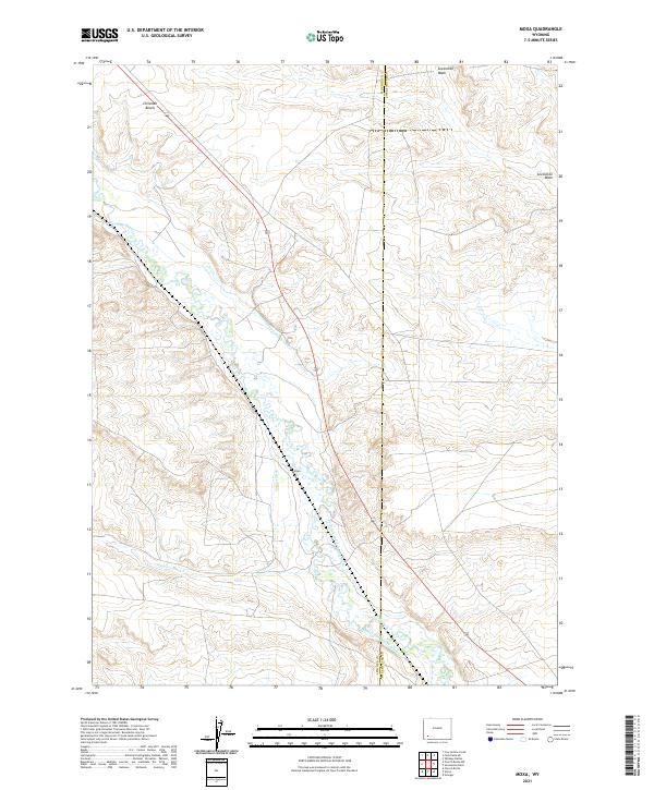 USGS Topographic Map – Moxa