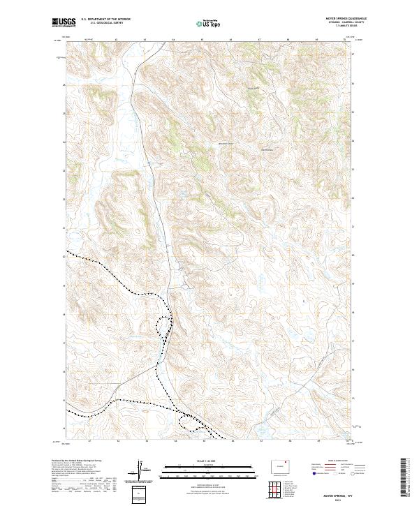USGS Topographic Map – Moyer Springs