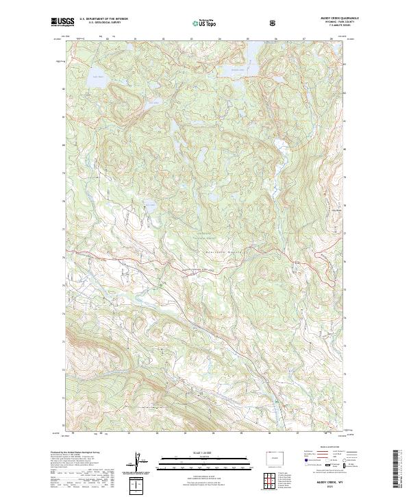 USGS Topographic Map – Muddy Creek