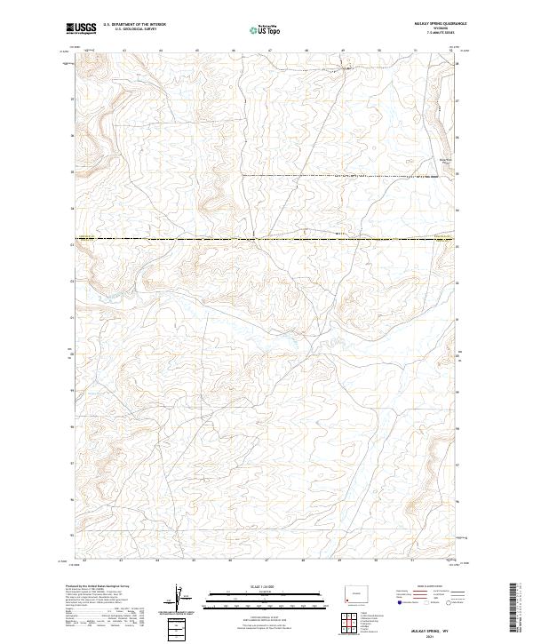 USGS Topographic Map – Mulkay Spring