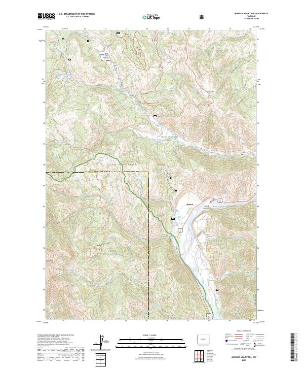 USGS Topographic Map – Munger Mountain