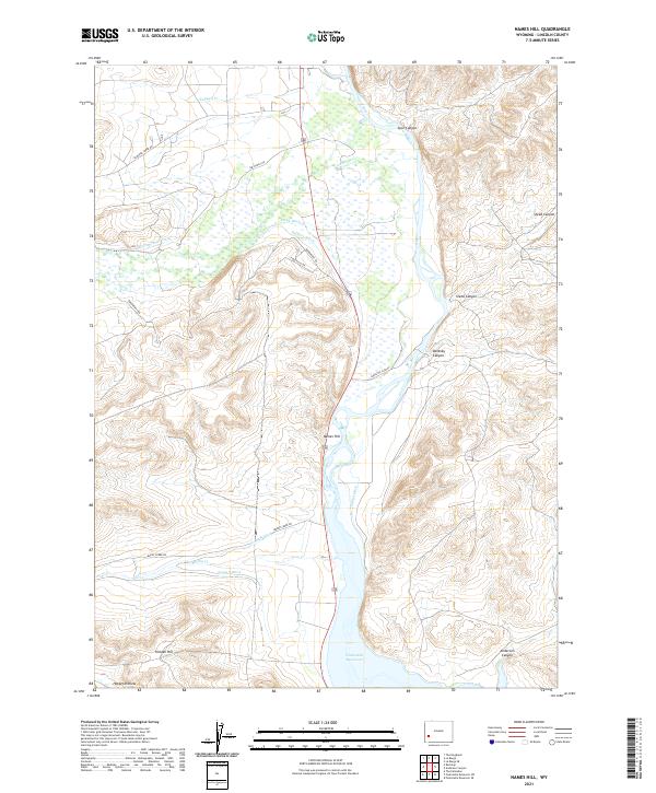 USGS Topographic Map – Names Hill