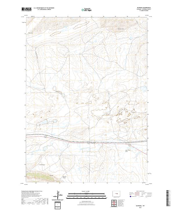 USGS Topographic Map – Natrona