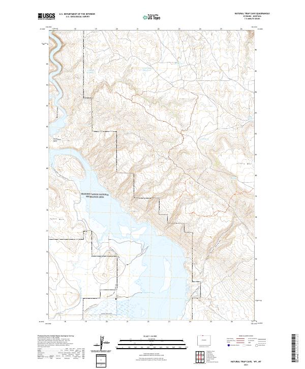 USGS Topographic Map – Natural Trap Cave
