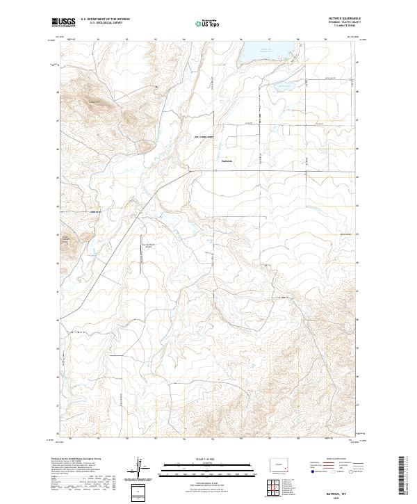 USGS Topographic Map – Natwick