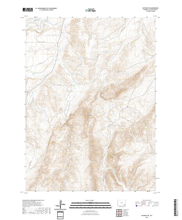 USGS Topographic Map – Natwick SW