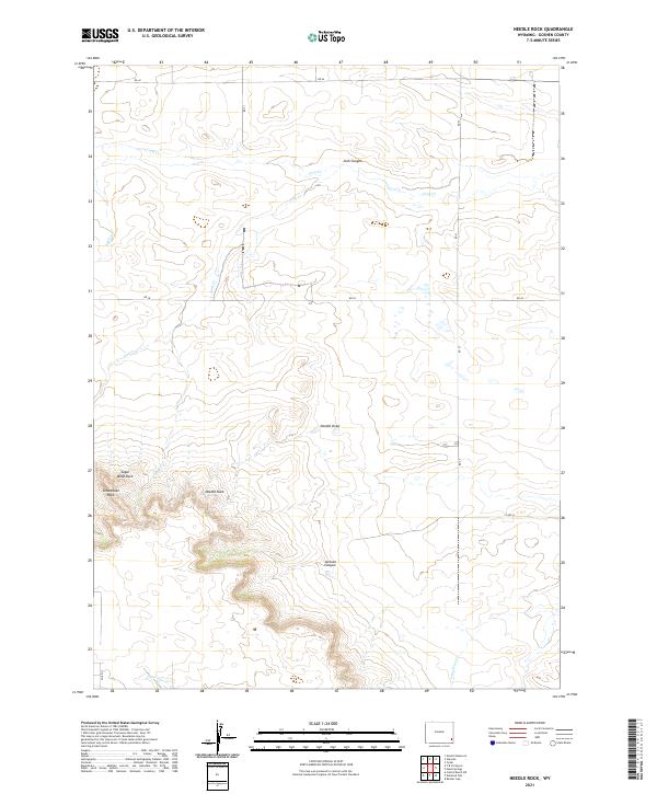 USGS Topographic Map – Needle Rock