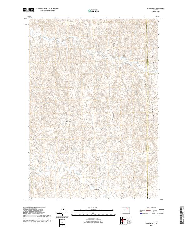 USGS Topographic Map – Negro Butte