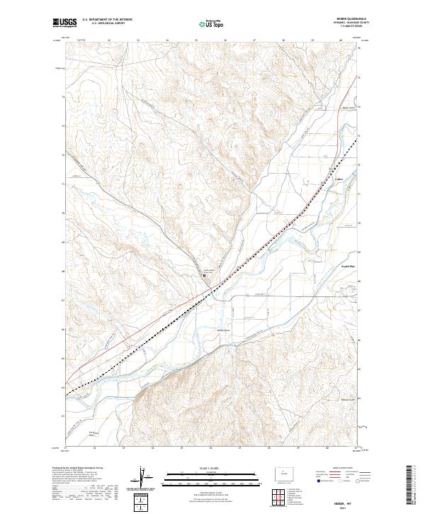 USGS Topographic Map – Neiber