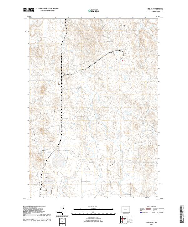 USGS Topographic Map – Neil Butte