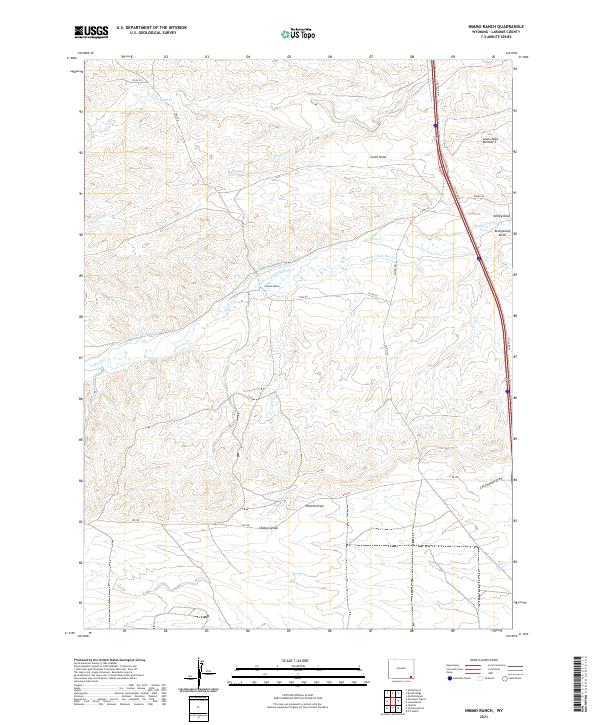 USGS Topographic Map – Nimmo Ranch